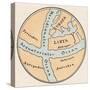 World Map, Crates Mallos-null-Stretched Canvas