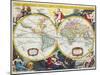 World Map, Early 18th Century-Pieter Van Der Aa-Mounted Giclee Print