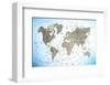 World Map Exploration-null-Framed Art Print