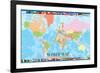 World Map for Kids-null-Framed Art Print