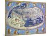 World Map from Cosmographia by Nicolaus Germanus-null-Mounted Giclee Print