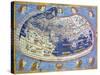 World Map from Cosmographia by Nicolaus Germanus-null-Stretched Canvas
