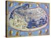 World Map from Cosmographia by Nicolaus Germanus-null-Stretched Canvas