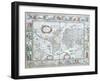 World Map, from "Le Theatre Du Monde" or "Nouvel Atlas," 1645-Willem Janszoon Blaeu-Framed Giclee Print