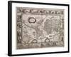 World Map, from "Le Theatre Du Monde" or "Nouvel Atlas," 1645-Willem Janszoon Blaeu-Framed Giclee Print