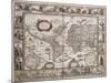 World Map, from "Le Theatre Du Monde" or "Nouvel Atlas," 1645-Willem Janszoon Blaeu-Mounted Giclee Print