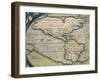 World Map from Theatrum Orbis Terrarum, 1570 Detail, the Americas-null-Framed Giclee Print