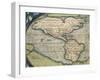 World Map from Theatrum Orbis Terrarum, 1570 Detail, the Americas-null-Framed Giclee Print