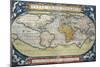 World Map from Theatrum Orbis Terrarum, 1570-null-Mounted Giclee Print