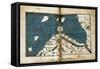 World Map from Treatise of Geography, Circa 1099-1165, Manuscript-null-Framed Stretched Canvas