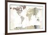 World Map I-null-Framed Art Print