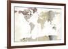 World Map I-null-Framed Art Print