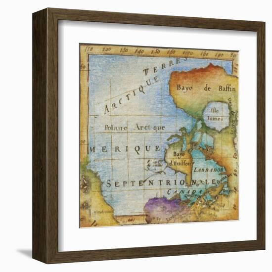 World Map I-Liz Jardine-Framed Art Print