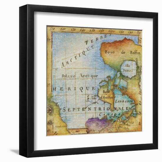 World Map I-Liz Jardine-Framed Art Print