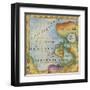 World Map I-Liz Jardine-Framed Art Print