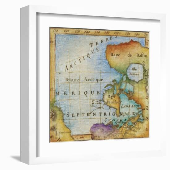 World Map I-Liz Jardine-Framed Art Print