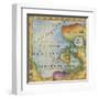 World Map I-Liz Jardine-Framed Art Print