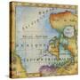 World Map I-Liz Jardine-Stretched Canvas