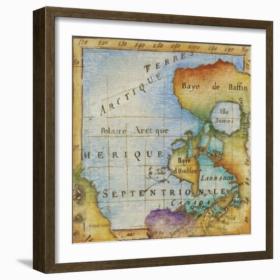 World Map I-Liz Jardine-Framed Art Print