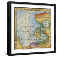 World Map I-Liz Jardine-Framed Art Print