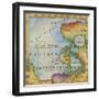 World Map I-Liz Jardine-Framed Art Print