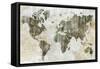 World Map I-Isabelle Z-Framed Stretched Canvas