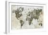 World Map I-Isabelle Z-Framed Art Print