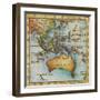 World Map II-Liz Jardine-Framed Art Print