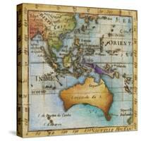 World Map II-Liz Jardine-Stretched Canvas