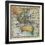 World Map II-Liz Jardine-Framed Art Print