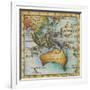 World Map II-Liz Jardine-Framed Art Print