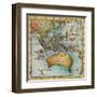 World Map II-Liz Jardine-Framed Art Print