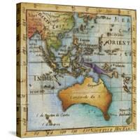 World Map II-Liz Jardine-Stretched Canvas