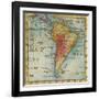 World Map III-Liz Jardine-Framed Art Print