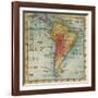 World Map III-Liz Jardine-Framed Art Print