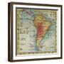 World Map III-Liz Jardine-Framed Art Print