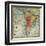 World Map III-Liz Jardine-Framed Art Print