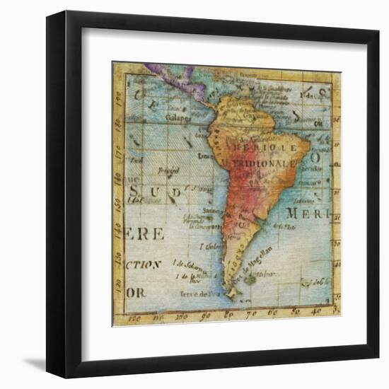 World Map III-Liz Jardine-Framed Art Print