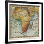 World Map IV-Liz Jardine-Framed Art Print