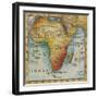 World Map IV-Liz Jardine-Framed Art Print