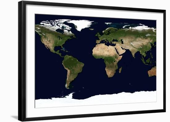 World Map, June 2004-null-Framed Photographic Print