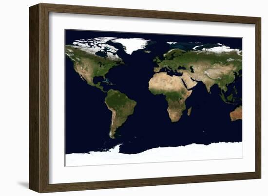 World Map, June 2004-null-Framed Photographic Print