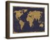 World Map - Luxe-Paul Duncan-Framed Giclee Print