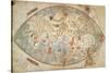 World Map, Manuscript, Created in Genova, 1457-null-Stretched Canvas