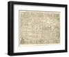 World Map of Grynaeus with All Manner of Exotic Creatures on it and around It-null-Framed Art Print