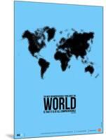World Map Poster-NaxArt-Mounted Art Print