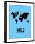 World Map Poster-NaxArt-Framed Art Print