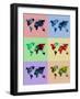 World Map Poster-NaxArt-Framed Art Print