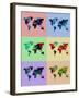 World Map Poster-NaxArt-Framed Art Print