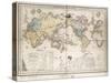 World Map Showing British Possessions and Emigration Routes, 1851-Smith Evans-Stretched Canvas